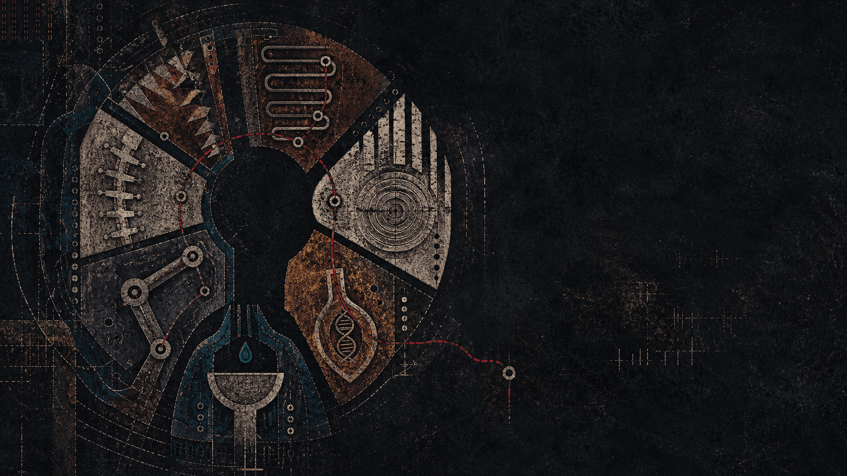 Borrowed Time abstract wallpaper