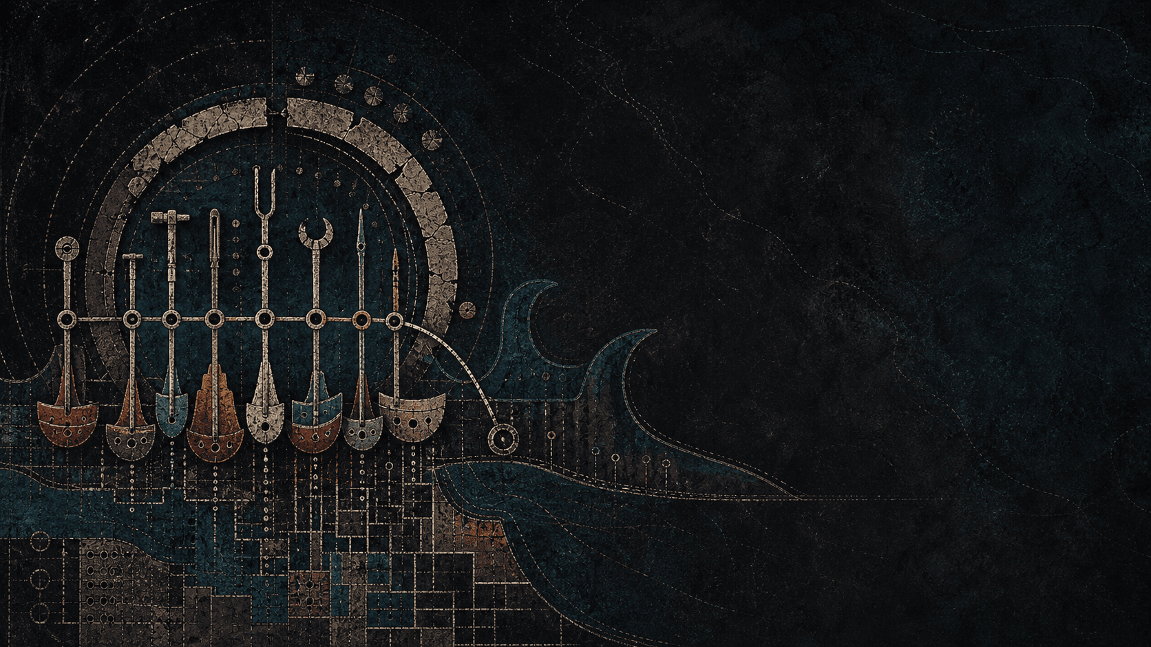 War of Formation abstract wallpaper